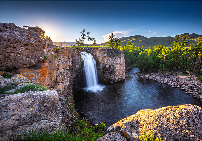 Orkhon waterfall